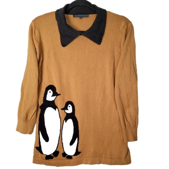 Modcloth Sweaters - ModCloth Sugarhill Collection Penguin Knit top XXL